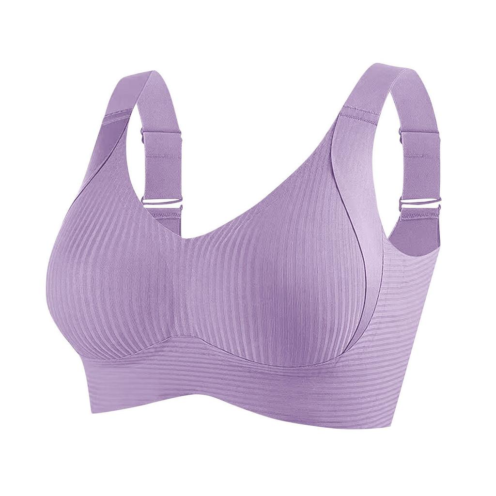 Plus Size Shaping Breathable Wireless Bra For Large Bust Women Anti Sagging