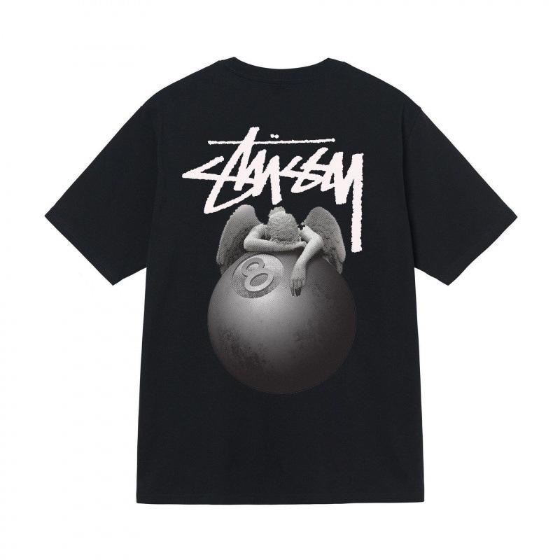 Grenzüberschreitende europäische und amerikanische Trendmarken, eine Vielzahl bedruckter Herren- und Damen-Kurzarm-T-Shirts, 220 Gramm lockere Streetwear-T-Shirts