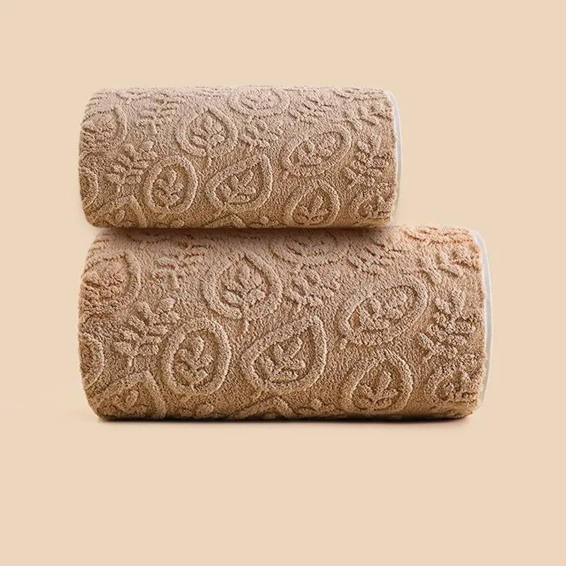 1/2PCS Bath Towel Cotton Extra Large Long Thick Quick Drying Towel Absorbent Soft Plush Towel Bathroom Towel Wrap Set