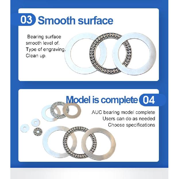 AXK0619/0821/1024/1226/1528/1730/2035/2542 plane thrust needle roller bearing