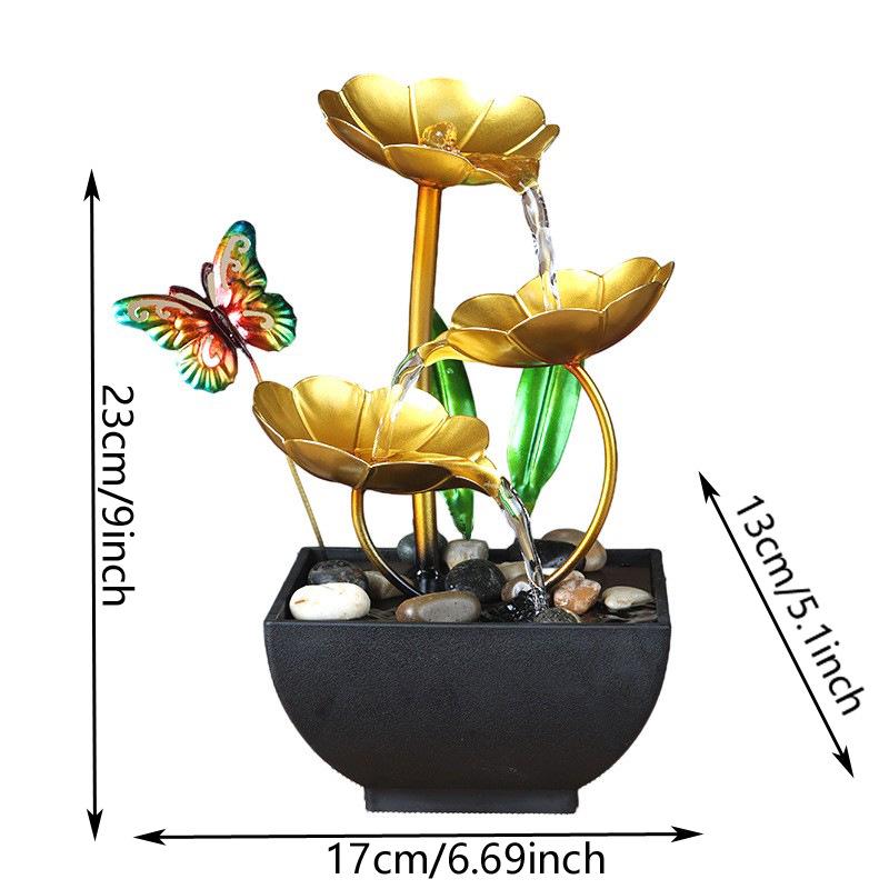 Feng Shui Desktop Fountain with Light