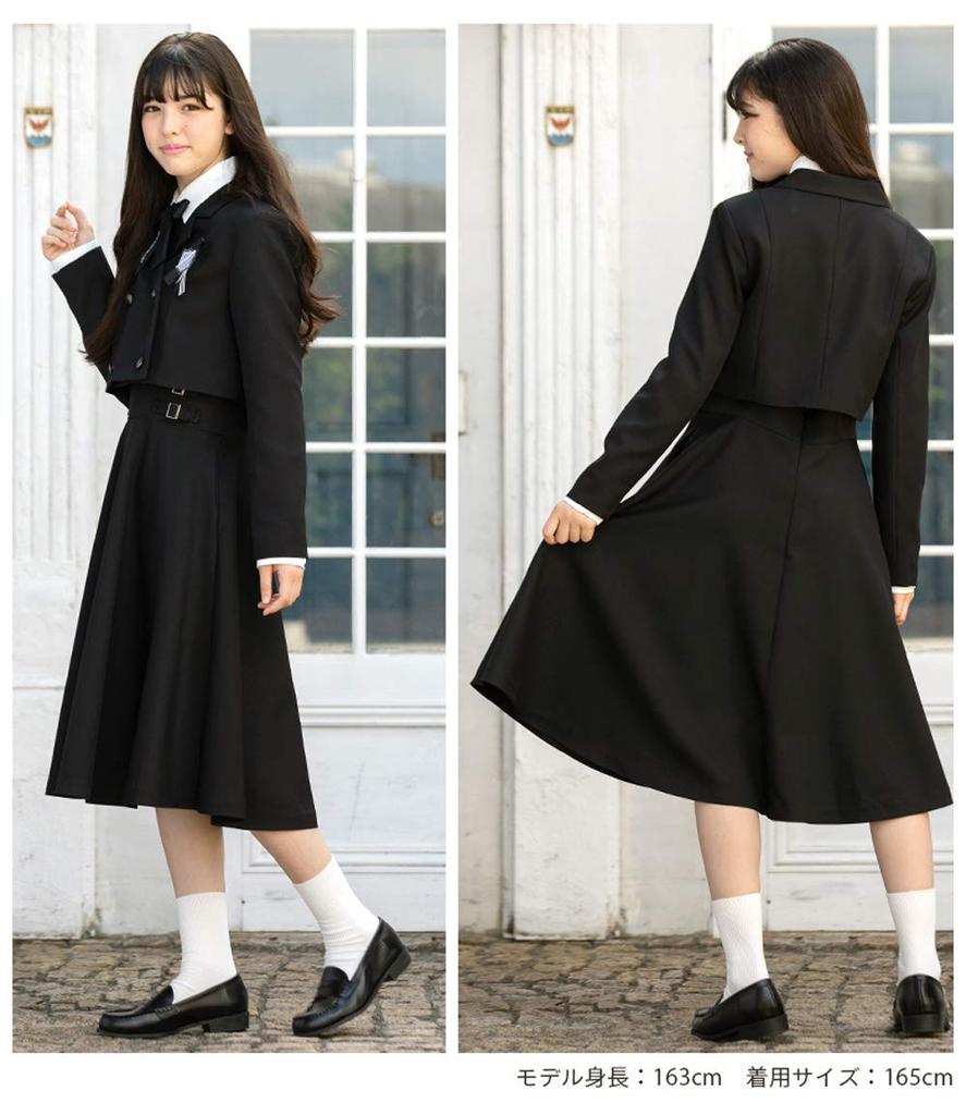 Graduation ceremony elementary school girl formal set including ribbon and 160cm [Arisana] suit, children's clothing, (5-piece jacket, shirt, dress,