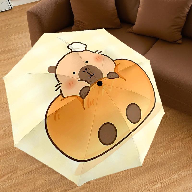 1PC Cute Cabibala Umbrella-8-Rib Reinforced, Automatic Open, Lightweight & Durable, Cute Fashion Accessory for Outdoor-T322