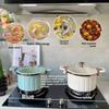 Visible 7L Micro Pressure Cooker 26cm Enamel Stew Soup Pot Non Stick Anti-overflow Pressure Cooking Pot Household