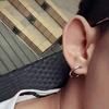 1 Stück Unisex Cool Ohrring Rund Nicht Ohr Piercing Hoop Ohrring Clip