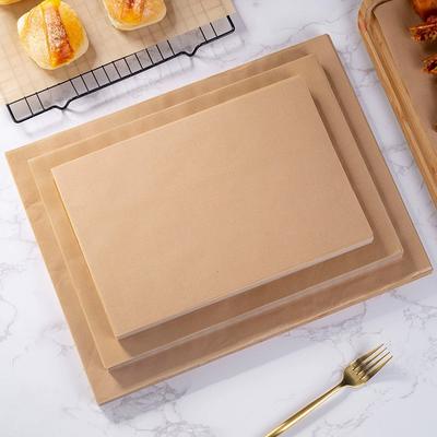 (CIRUELA)100 Piezas Papel de Hornear Antiadherente Lámina de Pergamino Para Hornear Para Horno Freidora de Aire Esterilla para Asar Papel Papel para Envolver Alimentos Herramienta de Horneado