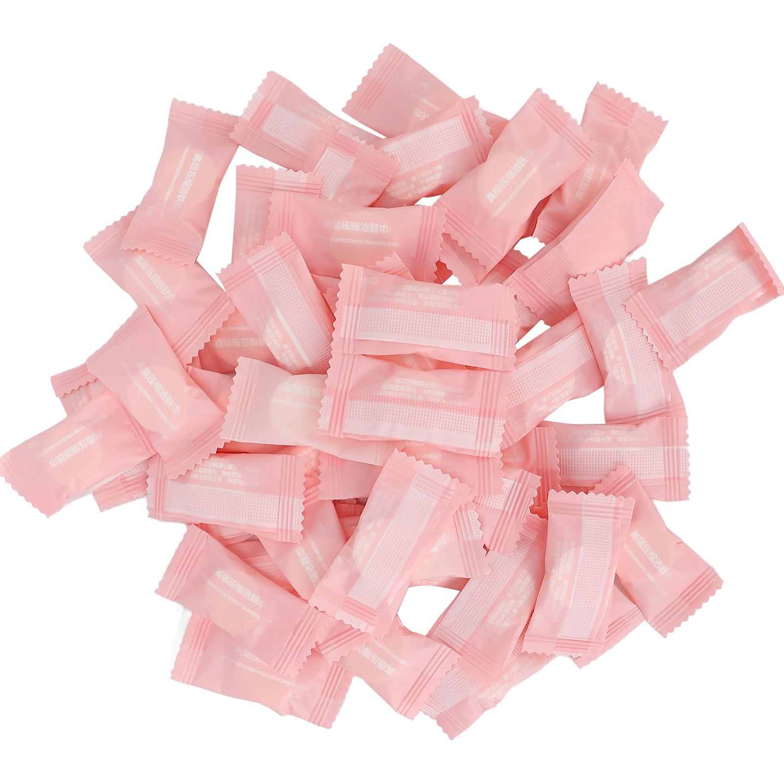 

50pcs Disposable Compressed Face Towel Compressed Cotton Washcloth for Household Beauty Salon