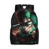 3D Printing Zoro O-One P-Piece Backpacks Girls Boys Manga Movie College School Travel Bags Men Women Bookbag Fits 15 Inch Laptop