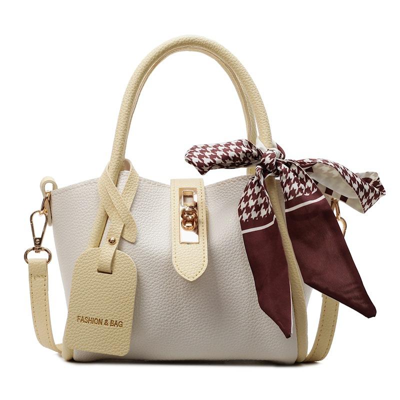 Premium texture bag women's new foreign style versatile messenger bag fashionable portable bucket bag