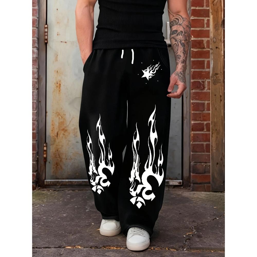 Retro Street Rock Style Men's and Women's Loose Daily Running Fitness Spring and Summer Pants