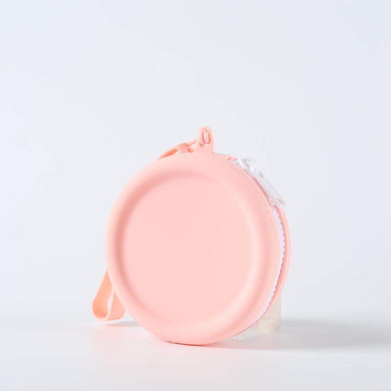 Children's Silicone Coin & Key Purse - Zippered Mini Storage for Earphones & More