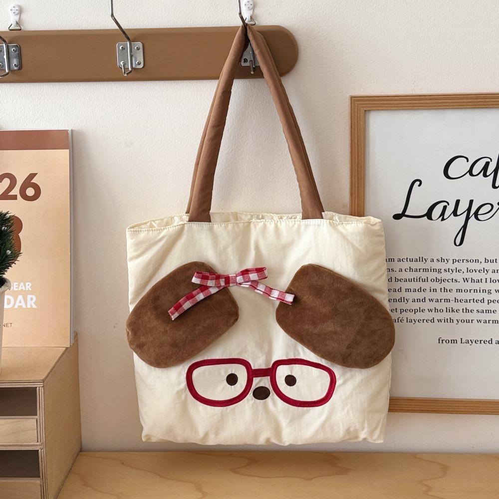 Cloth Cartoon Canvas Handbag Japanese Style Cute Shoulder Bag Fashion Embroidered Tote Bag Student Style1