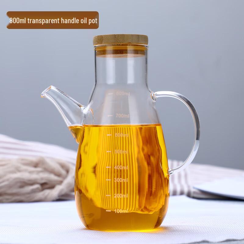 Tilona High Borosilicate Glass Oil Dispenser with Scale