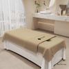 Non-Cotton Beauty Salon Bed Sheets: Thick, Solid Color, Dirt-Proof with Face Hole for Therapy and Shampoo