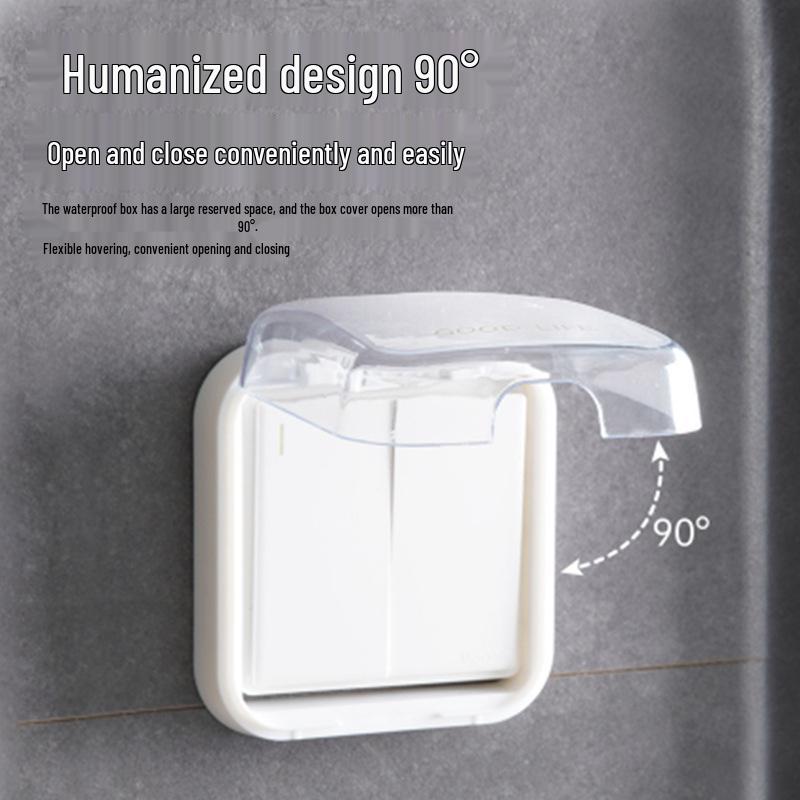 86 Type Bathroom Socket Switch Waterproof Protective Cover - Newcomer Offer with Free Shipping