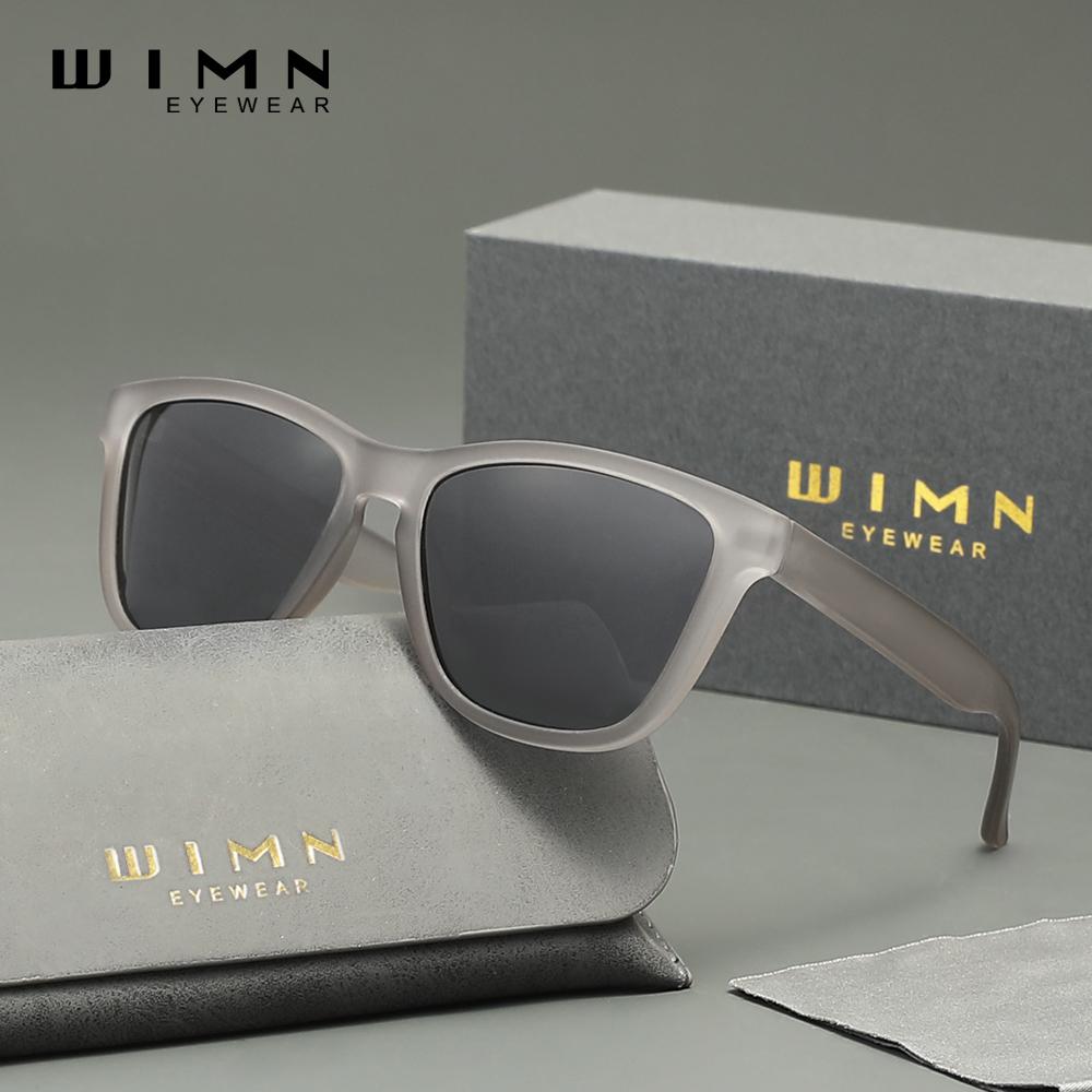 

Солнцезащитные очки WIMN Classic Wayfarer с поляризацией, дизайн унисекс серый/чистый