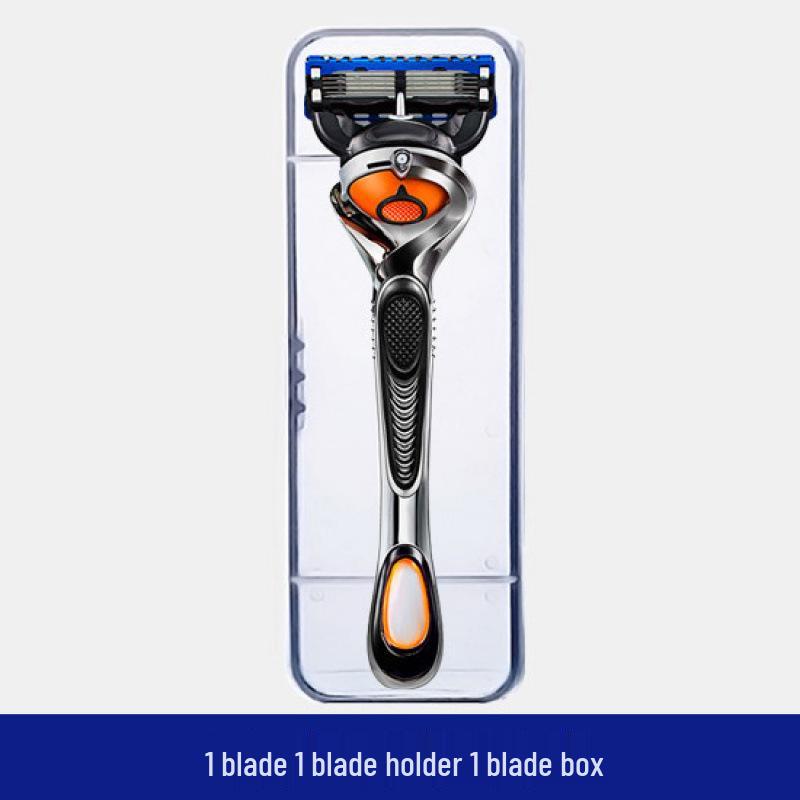 Importierter manueller 5-Klingen-Rasierer für Herren mit universellem Gillette-Kopf