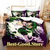 2024 Dandadan Bedding Set Single Twin Full Queen King Size Bed Set Adult Kid Bedroom Duvetcover Sets Print Anime Bed Sheet Set