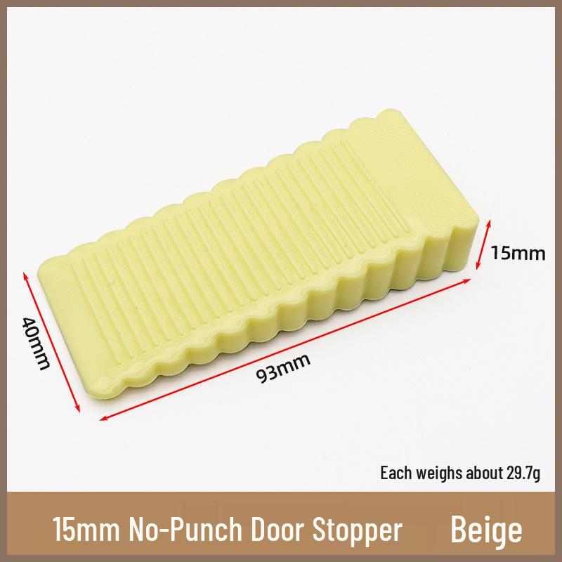 Non-Slip Anti-Collision Door Wedge: No-Punch, Anti-Pinch Safety Door Stopper for Home