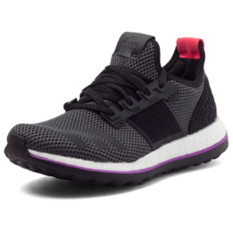 Adidas Pureboost Zg Raw Comfortable Fashion Slip Resistant Durable Low Top Casual Running Shoes Women Sneaker Black BB3920