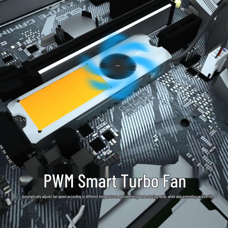 JEYI Xiaolong Gen 2 PWM Temp-Controlled M.2 SSD Cooler