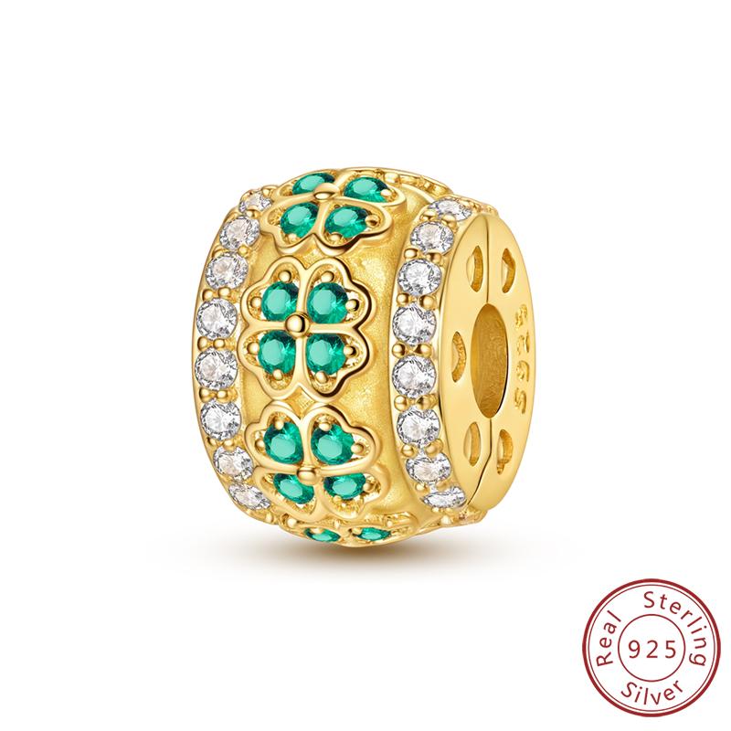 Copper Charm Shining Crown Cute Claw Rubik'S Cube Charm Bead Pendant Fit Original Bracelets Fine Diy Women Jewelry