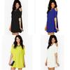 No Ip Included Polyester Short Sleeve Off Shoulder Dress For Casual Summer Wear