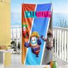 Fall Guys Adventure Beach Towel Quick-Dry Soft Microfiber Comfortable Lightweight Perfect for Traveling Yoga Camping and Swimming
