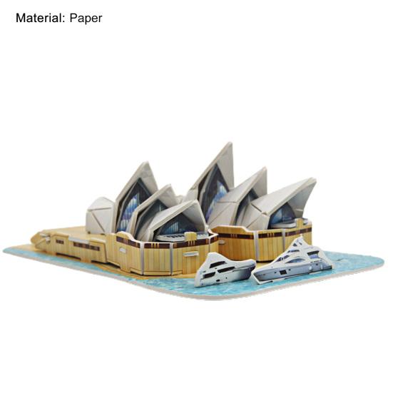 1 Set 3D Puzzle Praktische Fähigkeit Dekoratives Papier Windmühle Haus Puzzle Spielzeug Geburtstagsgeschenke