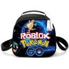 Lunch Bag Primary School Picnic Bag Round Ice Pack Rob Ross Printed Shoulder Portable Cartoon Meal Bag