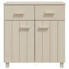 Hamar Sideboard Honey Brown 79 X 40 X 80 Cm Solid Pine Wood
