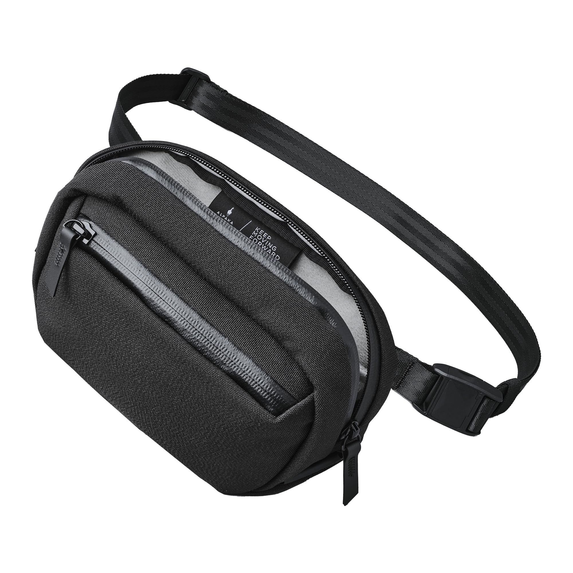 

Sling Bag Shoulder Bag GO SLING NANO Commuting Travel Business [ALPAKA] Men s (Black)