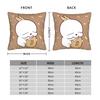 Anime Mashi-Maro  Pillow Cover  Morden Pillow Case For Sofa Couch Bed Living Room Graphic Pillowcases Gift