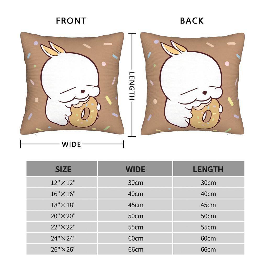Anime Mashi-Maro Pillow Cover Morden Pillow Case For Sofa Couch Bed Living Room Graphic Pillowcases Gift
