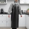 Waterproof Heavy Duty PVC Apron Black 110x80cm Oil Chemical Paint Grease Proof Industrial Kitchen Cleaning Workshop Apron Unisex
