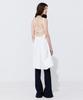 WNDERKAMMER Shirring Back Line Layered Dress_White