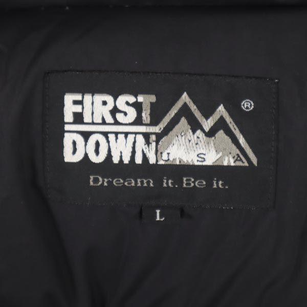 FIRSTDOWN Down Jacket L Gray Men's Used