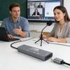 Portable 4K Video Capture Card USB3.0 Technology and Double Interfaces Design for Streaming Recording and Content Creation