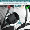 Seat Belt Adjuster Seatbelt Clip For Car Shoulder Neck Belt Locking Clip Protector For Comfortable Driving Universal Automotive