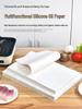 Rectangular Non-Stick Disposable Baking Paper for Oven, Cake, and Barbecue Oil Absorption.