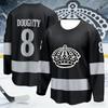 2026 Men's New Ice Hockey King Team Training Top with 3D Print, Black, Breathable  Long Sleeves Kids