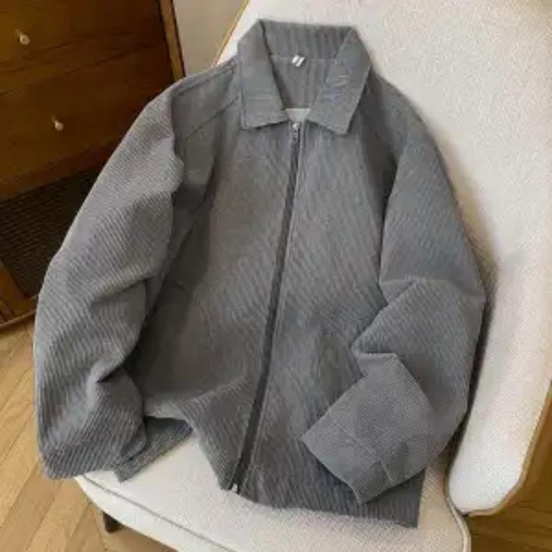 Autumn Jacket Baseball Suit Same Double-layer Loose and Versatile Trendy