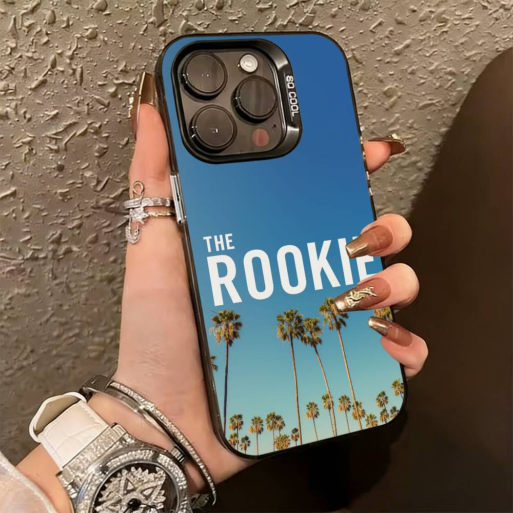 The R-rookie TV Phone Case For iPhone 17,16,15,14,13,12,11 Plus,Pro Max,XS,Colorful Silver Black Cover
