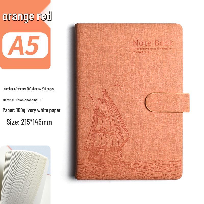 Thickened A5 Literary Style Hardcover Notebook - Cute Girly Heart Planner, Creative Journal Diary B5 Size.