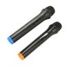 2pcs Wireless Microphone USB Dynamic Cordless Microphone Portable Handheld Microphone for Karaoke Si