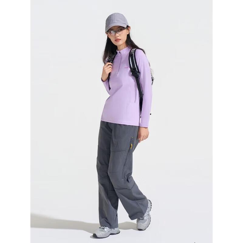TOREAD Women's Long-Sleeve Stand-Collar Athletic T-Shirt