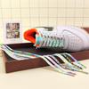 Fluorescent Leopard Tie-Dye Shoelaces for AJ1, AF1, Canvas Unisex Shoes
