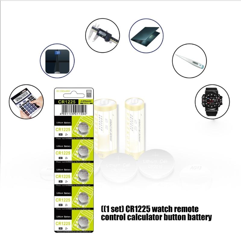 5/10Pcs CR1225 3V Lithiums Button Cell Batteries for Watches Calculators Remote Controls Small Gadgets