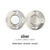 Colored Magnetic Snap Button: Hidden Metal Stud & Eye Closure for Coats and Bags