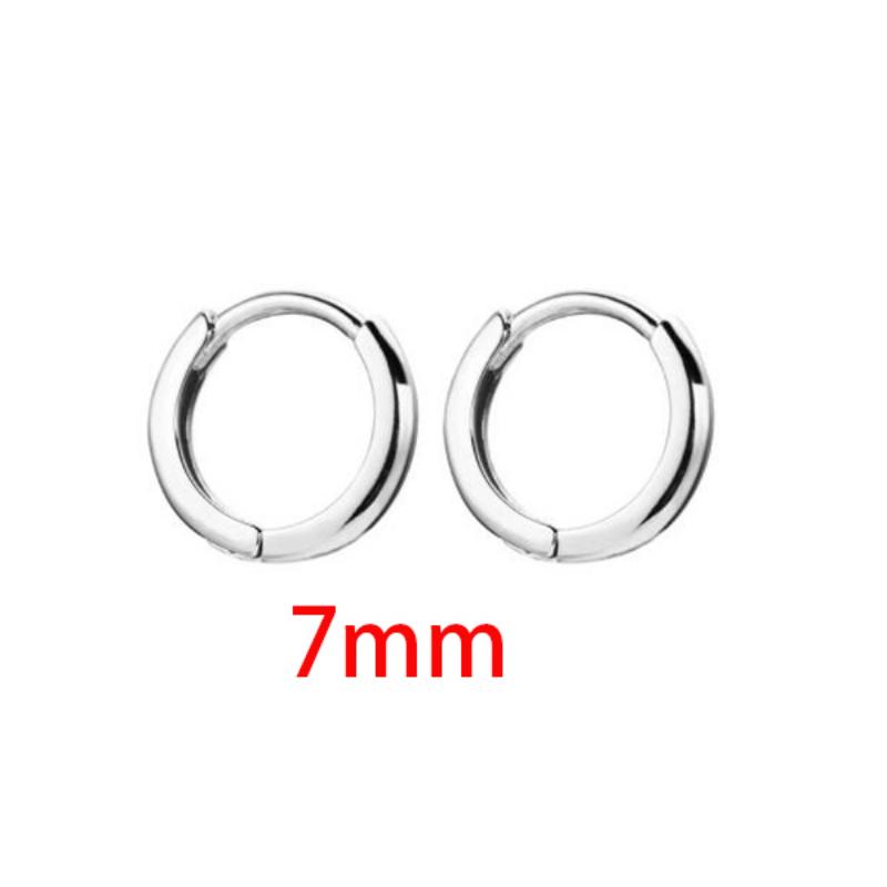 2db Rozsdamentes Cirkon Minimális Piercing Fülbevaló Női Férfi Helix Tragus Porc Kagyló Daith Fül Piercing Ékszer